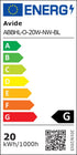 Avide 915302 Zunanja svetilka (Triton-O) Oval 20W 4000K 1700 lm IP65
