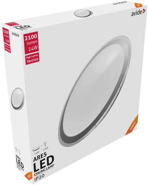 Avide 927244 Stropna svetilka Ares LED 24W NW 2100 lumnov