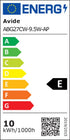 Avide 933009 Žarnica LED 9.5W E27 6400K 1055lm A60 180°