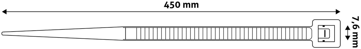 Entac 83424 Vezice 7,6 x 450 mm