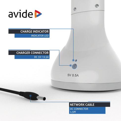 Avide 287620 Namizna svetilka Calendar RGB LED 4W NW 250 lm
