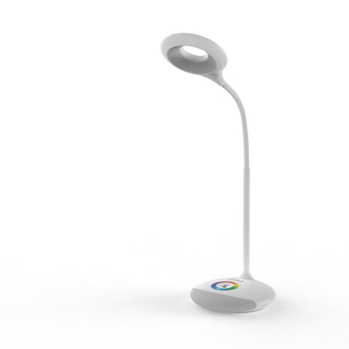 Avide 62287644 Namizna svetilka RGB Bela LED NW