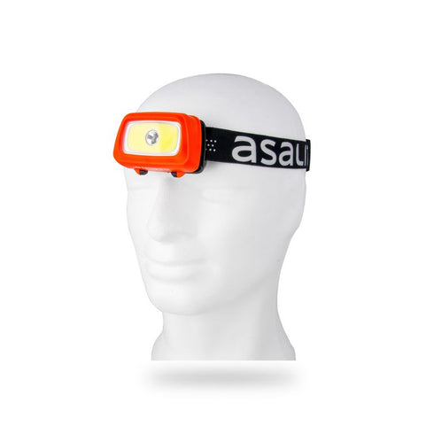 Asalite ASAF14086 Naglavna svetilka CREE XPE LED + 3 COB LED 3W