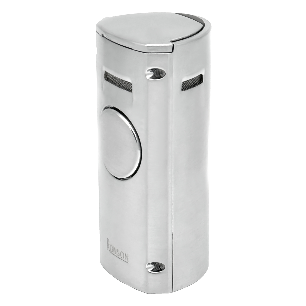 Ronson 110001 Vžigalnik plinski Jet Flame Volcano srebrn