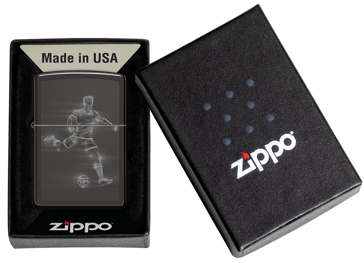 Zippo vžigalnik 46105 Soccer Player in Action
