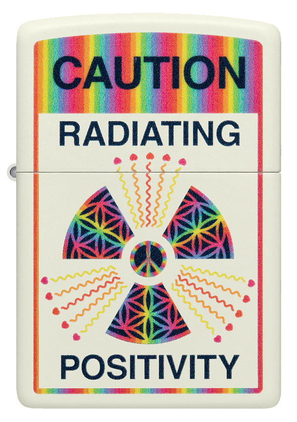 Zippo 46243 vžigalnik Radiating Positivity, Glow in the Dark