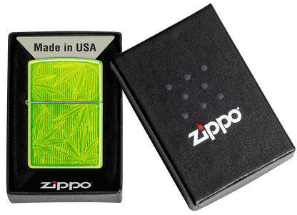 Zippo vžigalnik 46269 Cannabis Leaves