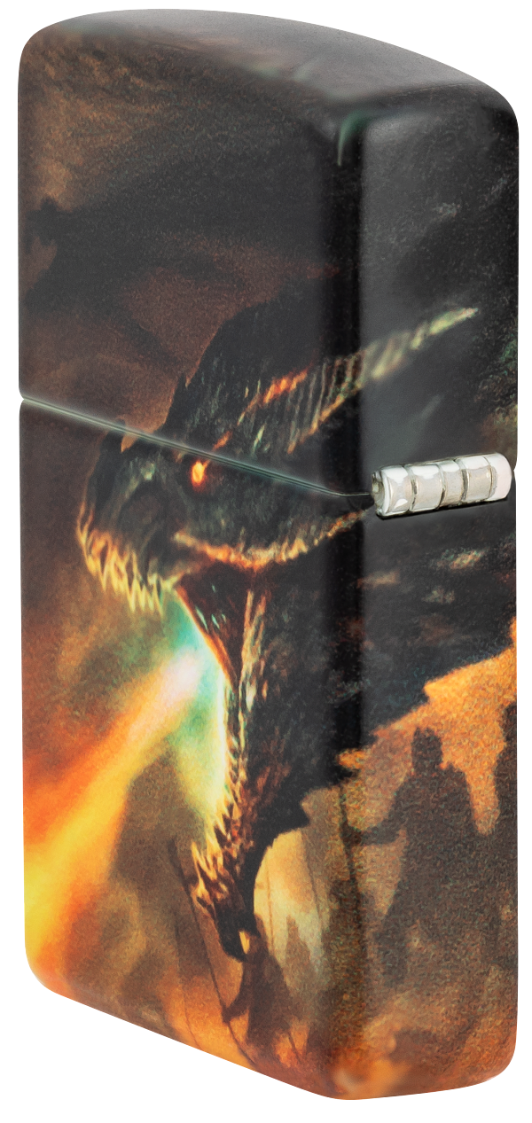 Zippo 46284 vžigalnik Knight vs Dragon, 540 Matte