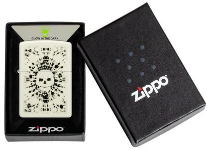 Zippo 46289 vžigalnik Glowing Skull