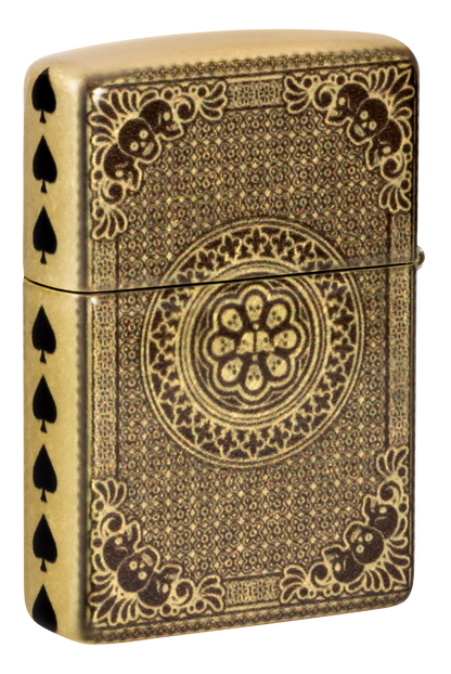 Zippo vžigalnik 46388 Ace of Spades & Skulls