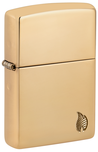 Zippo vžigalnik 46397 Armor Flame, High Polish Brass