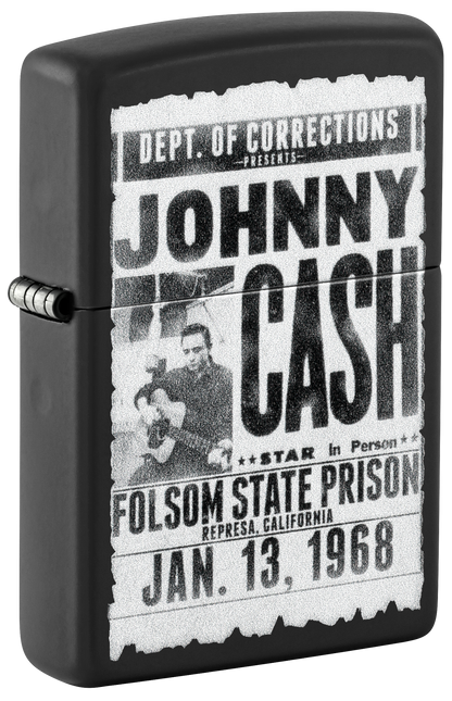 Zippo 46490 vžigalnik Johnny Cash, Newspaper