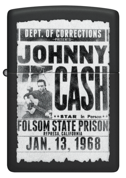 Zippo 46490 vžigalnik Johnny Cash, Newspaper