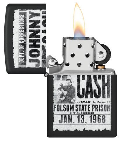Zippo 46490 vžigalnik Johnny Cash, Newspaper