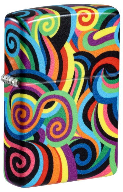 Zippo 46491 vžigalnik Vivid Color Patterns, Glow in the Dark