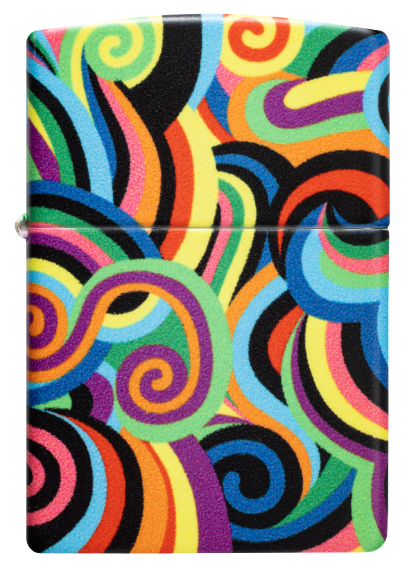 Zippo 46491 vžigalnik Vivid Color Patterns, Glow in the Dark