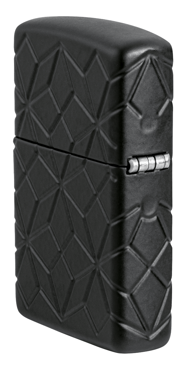 Zippo 46756 vžigalnik Red Jewel with Pattern Armor, Black Matte