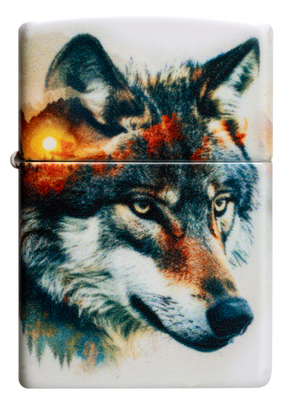 Zippo 60.007.507 vžigalnik Watercolor Wolf