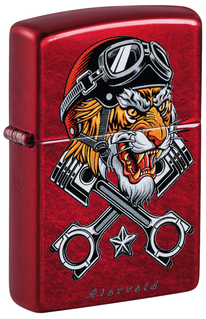 Zippo 46934 vžigalnik Biker Tiger by Rietveld