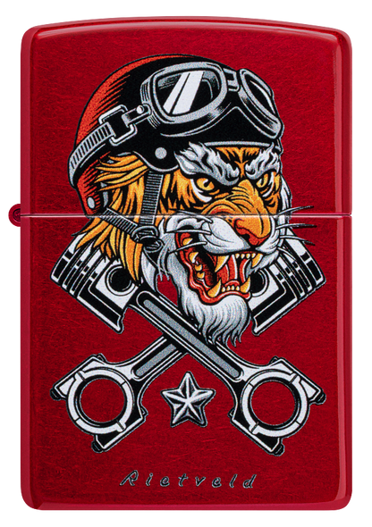 Zippo 46934 vžigalnik Biker Tiger by Rietveld