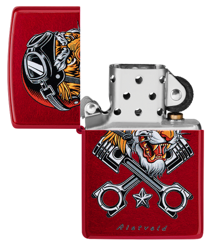 Zippo 46934 vžigalnik Biker Tiger by Rietveld