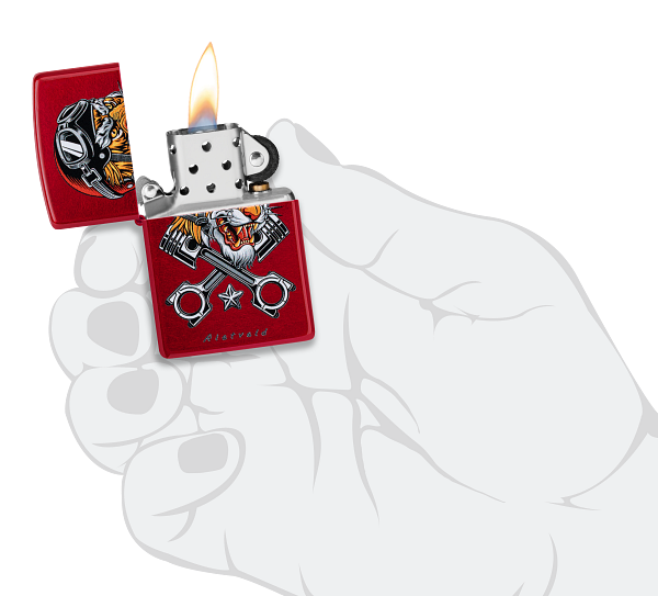 Zippo 46934 vžigalnik Biker Tiger by Rietveld