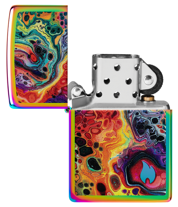 Zippo 46938 vžigalnik Abstract Colours & Flame