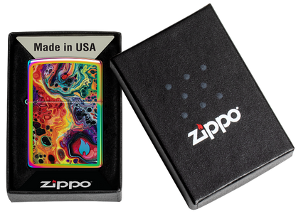 Zippo 46938 vžigalnik Abstract Colours & Flame
