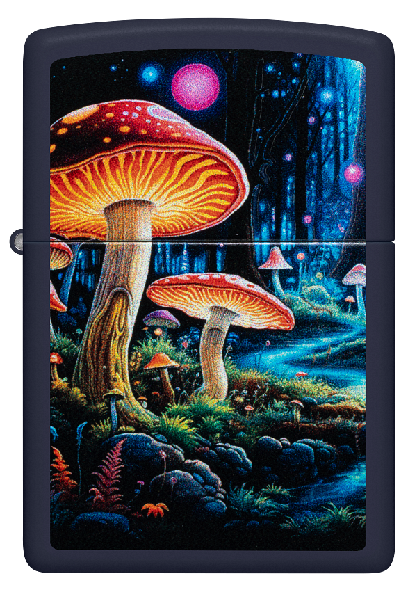 Zippo 46947 vžigalnik UV Glowing Mushrooms