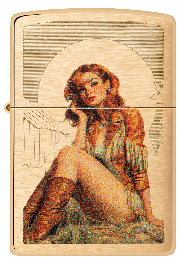 Zippo 46962 vžigalnik Pin-Up Western Cowgirl