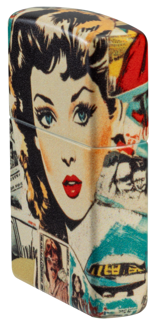Zippo 60.007.652 vžigalnik Vintage Comic Collage