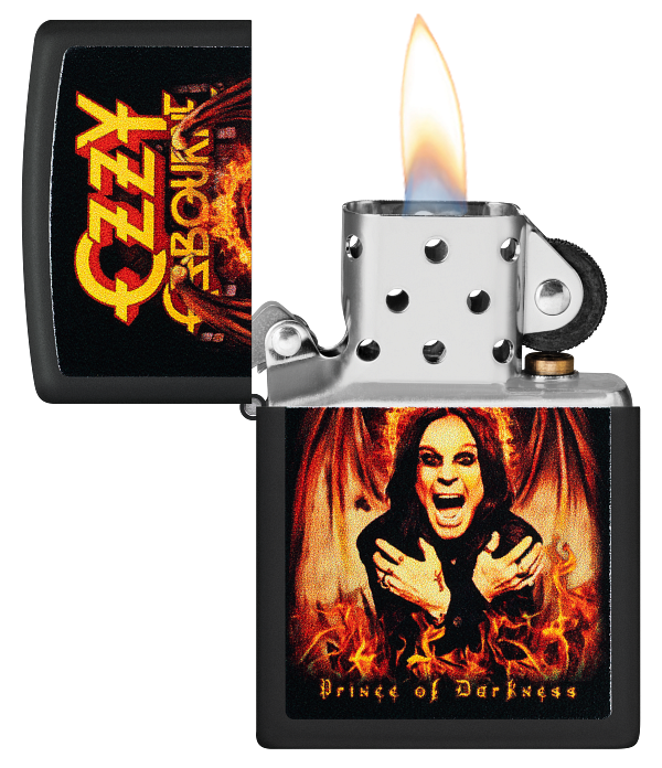 Zippo 47082 vžigalnik Ozzy Osbourne, Black Matte