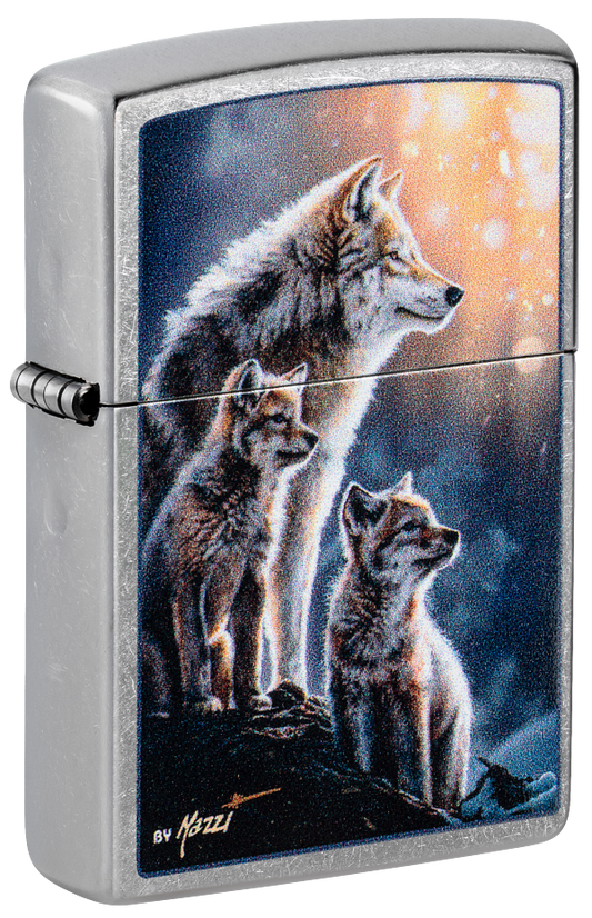 Zippo 47106 vžigalnik Wolf Pack by Mazzi