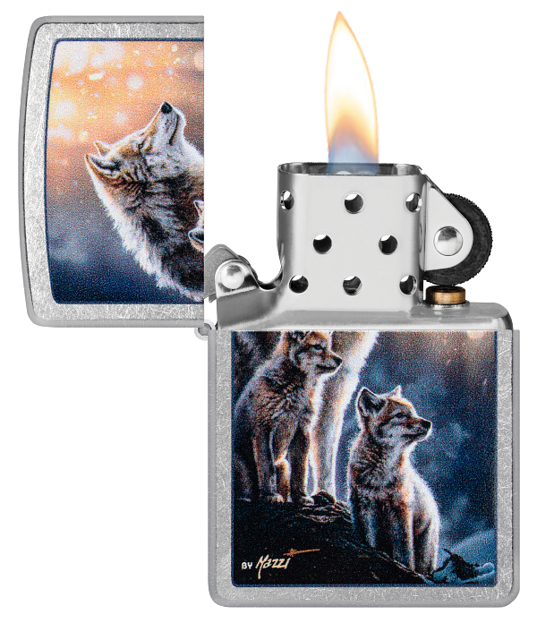 Zippo 47106 vžigalnik Wolf Pack by Mazzi