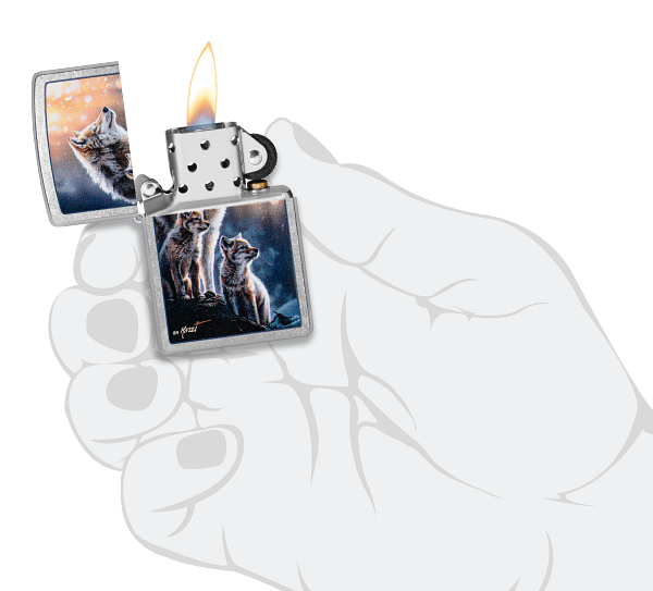 Zippo 47106 vžigalnik Wolf Pack by Mazzi