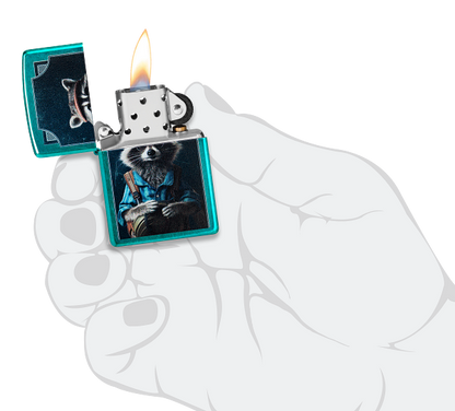Zippo 47130 vžigalnik Hiker Raccoon