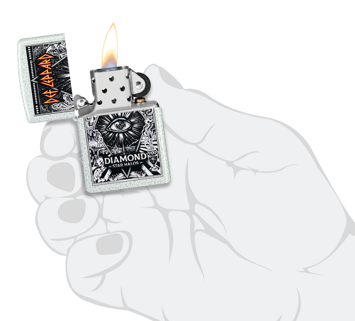 Zippo 47196 vžigalnik Def Leppard, Diamond