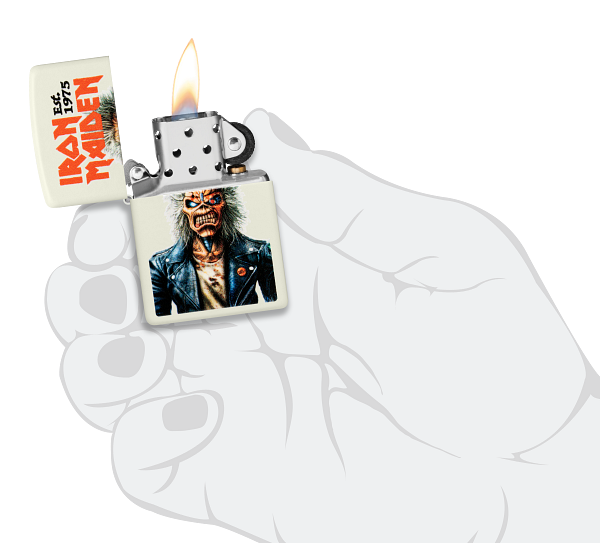 Zippo 47198 vžigalnik Iron Maiden, Glow in the Dark