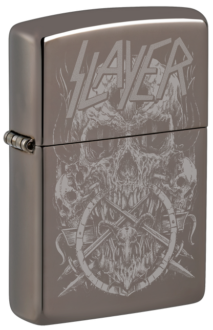 Zippo 47205 vžigalnik Slayer, Skull Logo