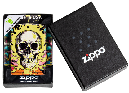 Zippo vžigalnik 48640 Psychedelic Skull