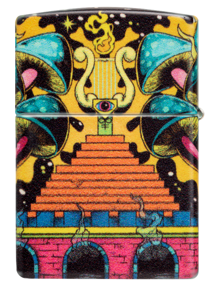Zippo vžigalnik 48640 Psychedelic Skull