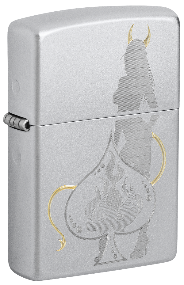 Zippo vžigalnik 48658 Devilish Girl & Ace