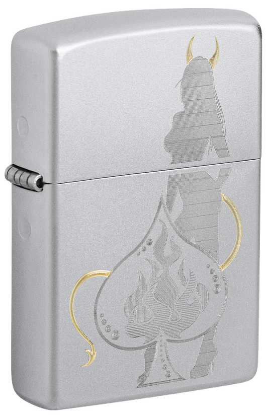 Zippo vžigalnik 48658 Devilish Girl & Ace