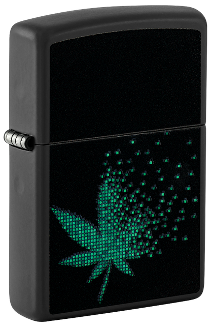Zippo vžigalnik 48677 Pixel Cannabis UV