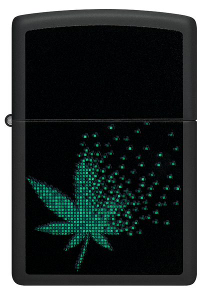 Zippo vžigalnik 48677 Pixel Cannabis UV