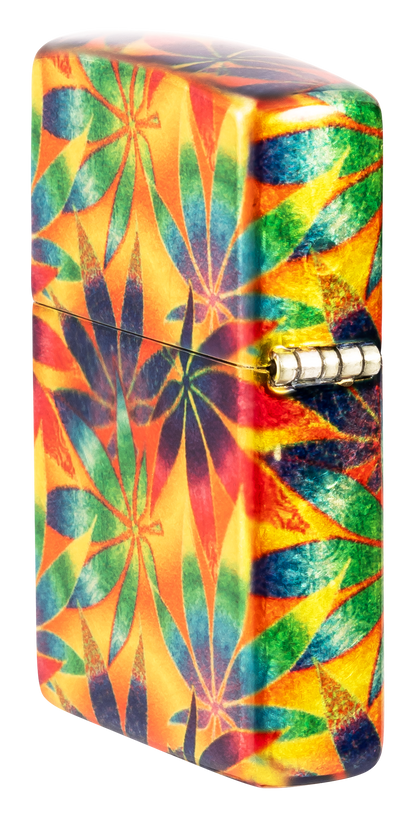 Zippo vžigalnik 48776 Cannabis Tumbled Brass