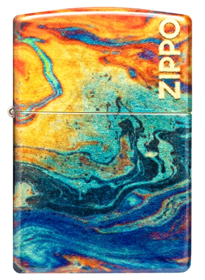 Zippo vžigalnik 48778 Colorful Tumbled Brass