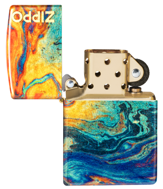 Zippo vžigalnik 48778 Colorful Tumbled Brass