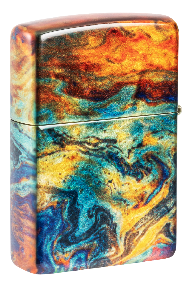 Zippo vžigalnik 48778 Colorful Tumbled Brass