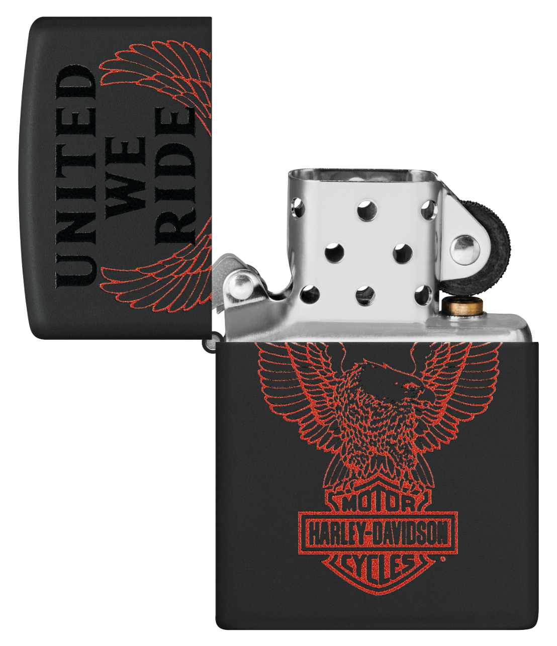 Zippo vžigalnik 48983 Harley Davidson® United We Ride